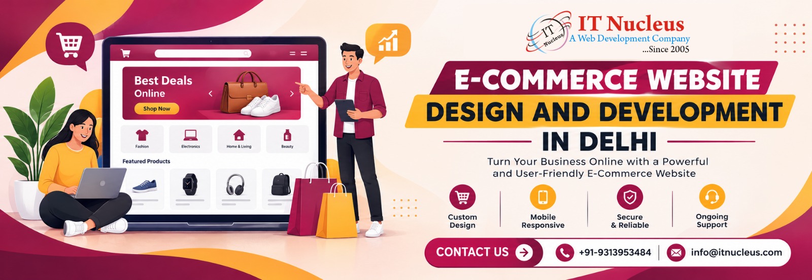 E Commerce Website Design and Development in Delhi