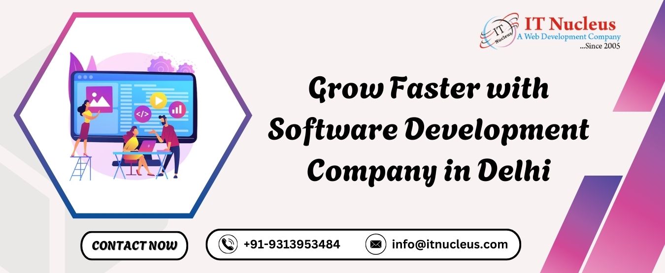 Grow Faster with Software Development Company in Delhi