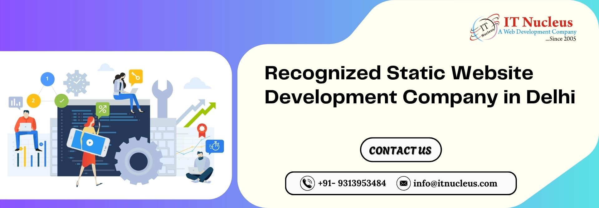 Recognized Static Website Development Company in Delhi