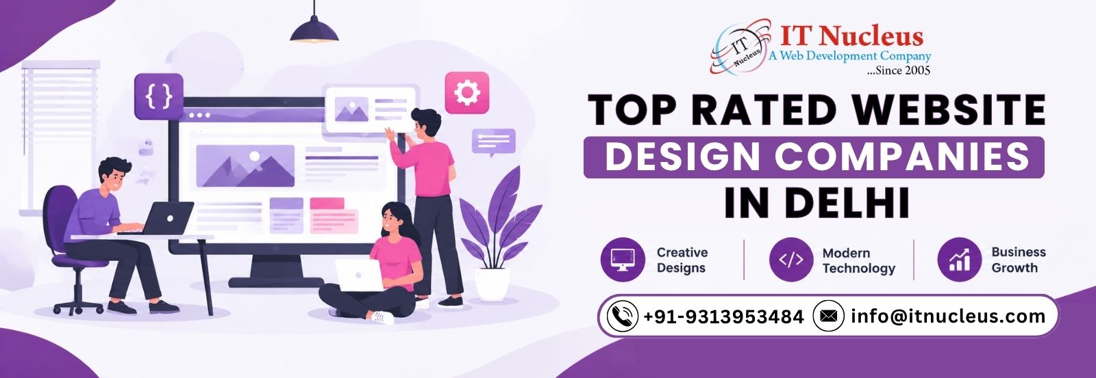 Top Rated Website Design Companies in Delhi